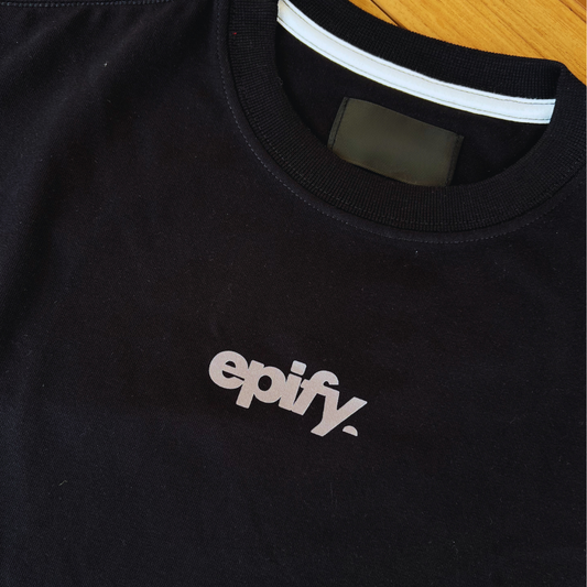 Black T-Shirt Oversize epify - Unisex