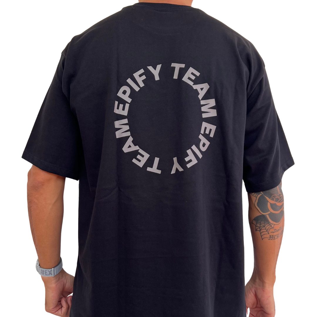 Black T-Shirt Oversize Team epify - Unisex