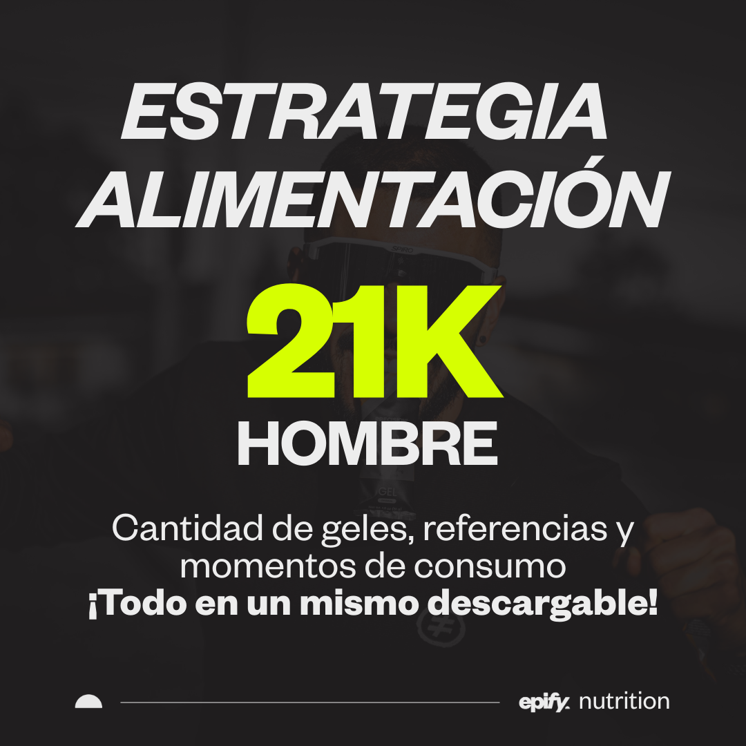 Guía descargable alimentación 21k Hombre