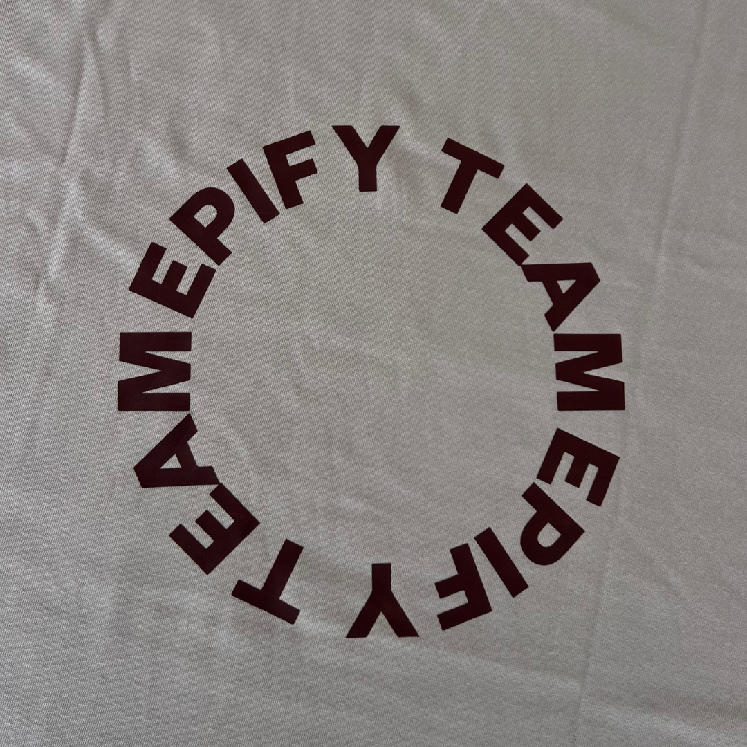 Beige T-Shirt Oversize Team epify - Unisex