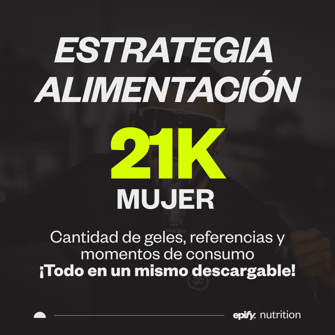 Guía descargable alimentación 21k Mujer