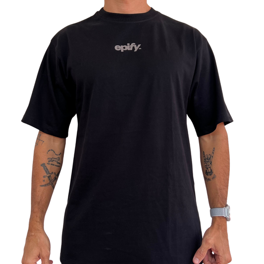 Black T-Shirt Oversize epify - Unisex
